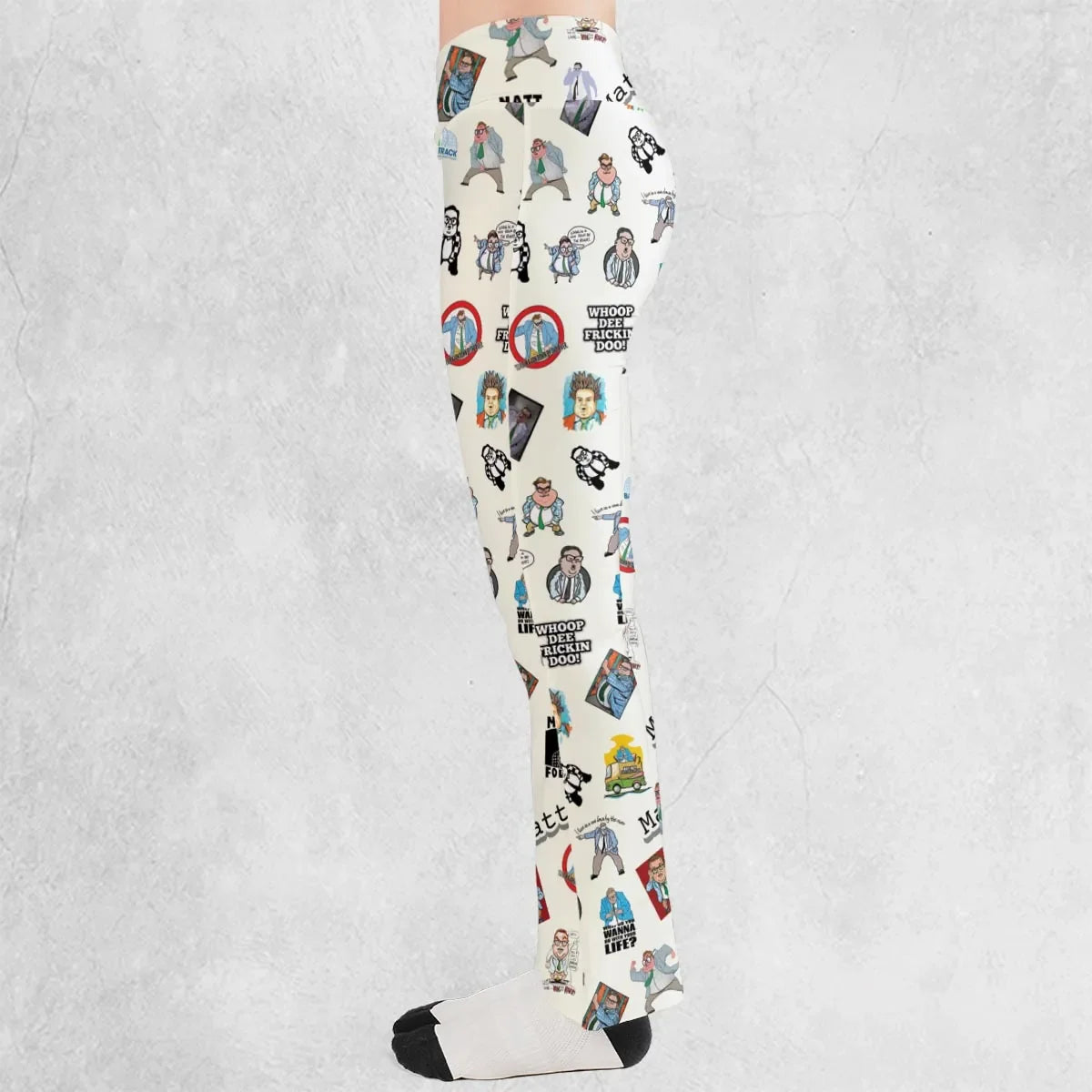 Chris Farley Matt Foley Motivational SNL Flare Leggings
