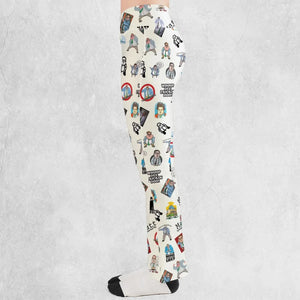 Chris Farley Matt Foley Motivational SNL Flare Leggings