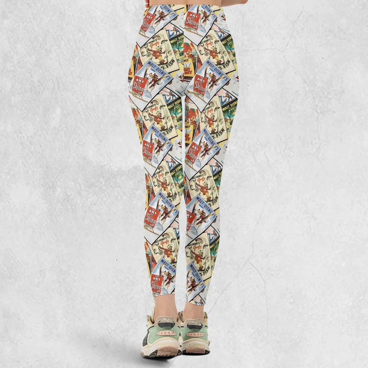 Goofy Vintage Posters Legging