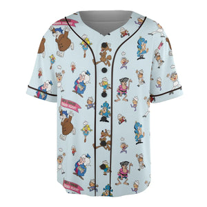 Cereal Cap'n Crunch Characters Unisex Baseball Jersey