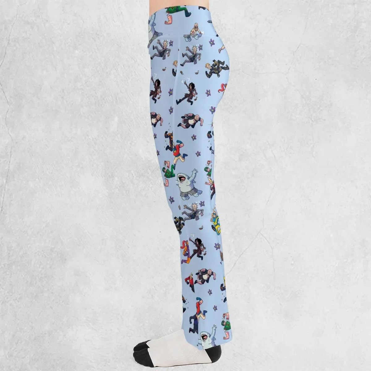 The Suicide Squad Pattern Flare Leggings