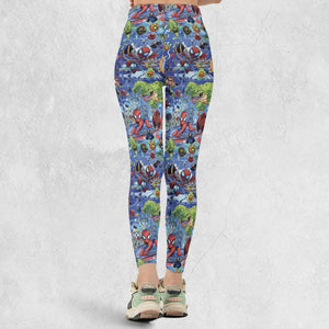 Web Slinger Spider Man Legging