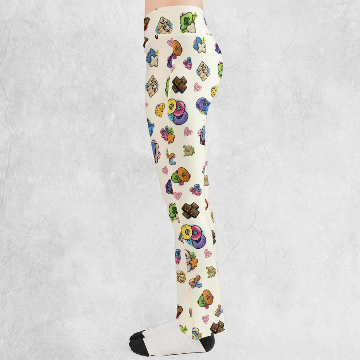 Nostalgic Candy From Your Childhood Flare Leggings