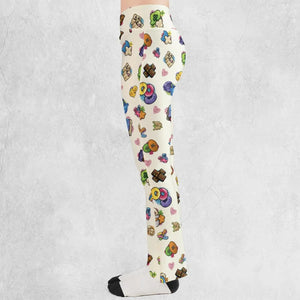 Nostalgic Candy From Your Childhood Flare Leggings