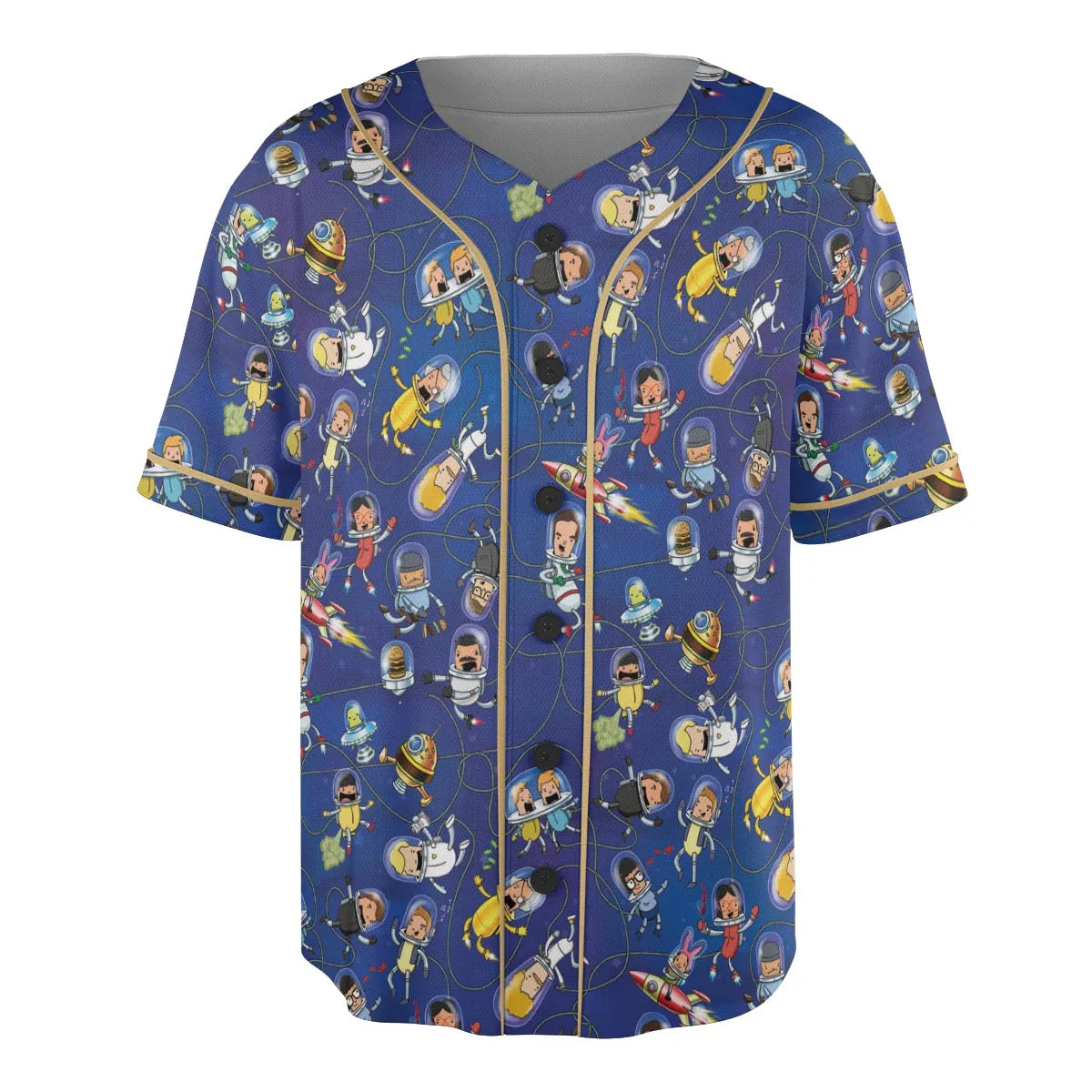 Outer Space Bob's Burgers Unisex Baseball Jersey