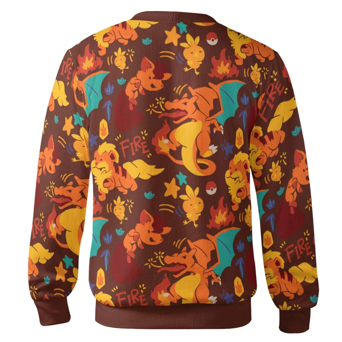 Charizard Arcanine Torchic Fire Pokemon Cardigan