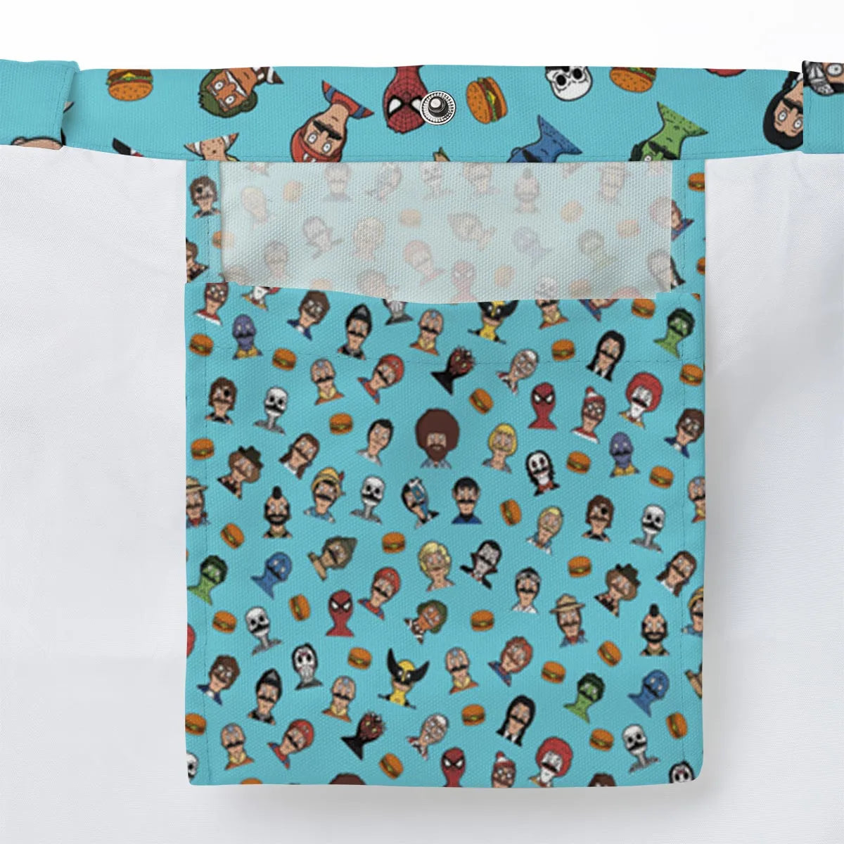 Many Faces of Bob's Burger Large Tote Bag