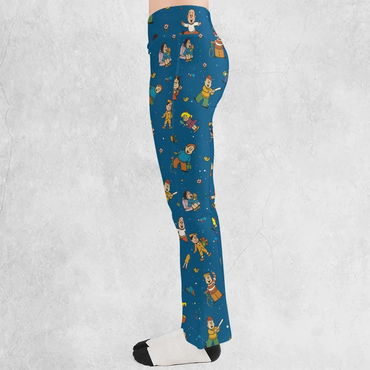 Cartoon Throwback The Little Lulu Show Flare Leggings