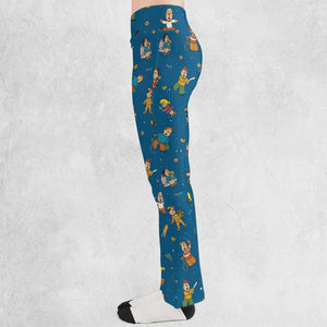 Cartoon Throwback The Little Lulu Show Flare Leggings