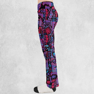 Mad Science Yzma The Emperor's New Groove Flare Leggings