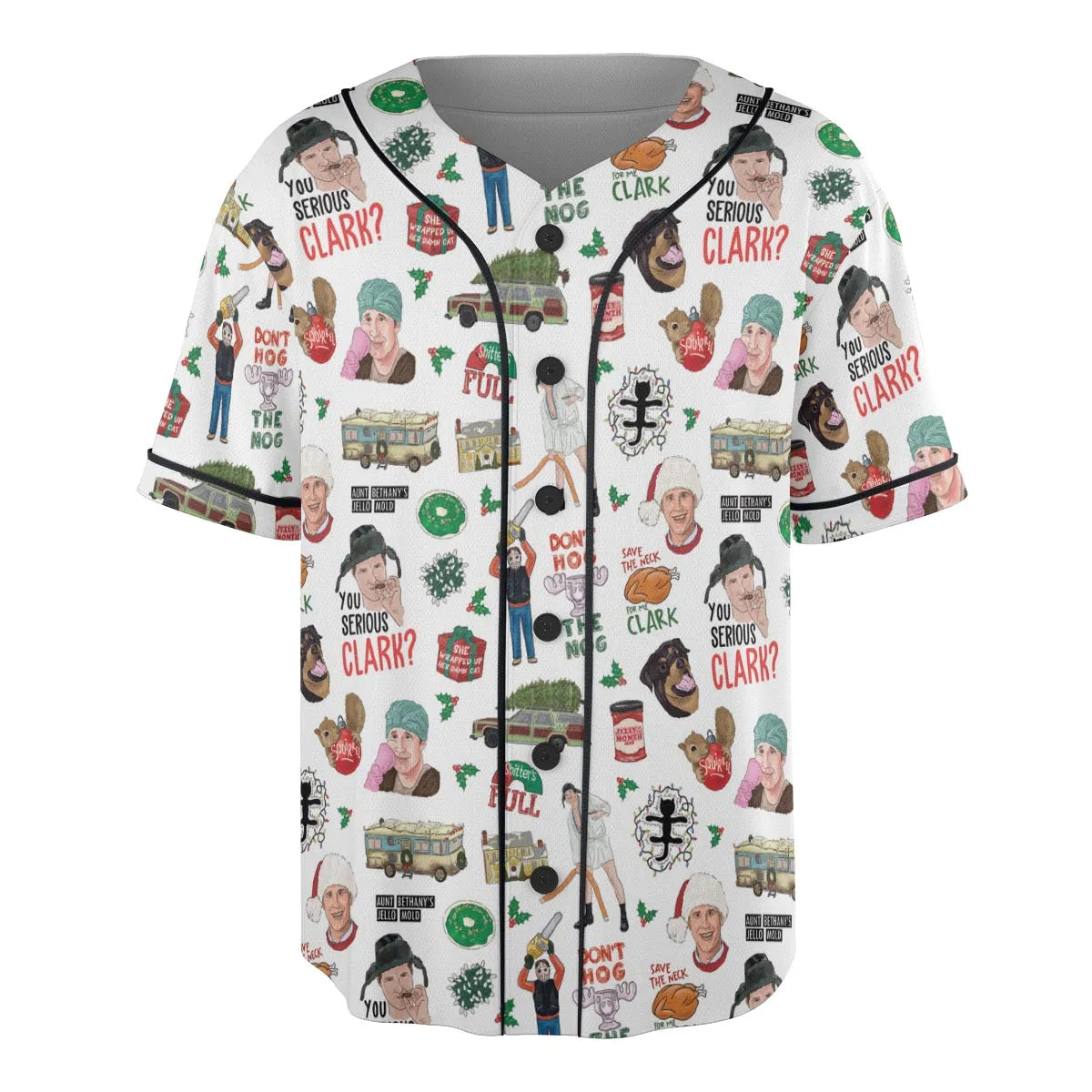 National Lampoon's Christmas Vacation Pattern Unisex Baseball Jersey