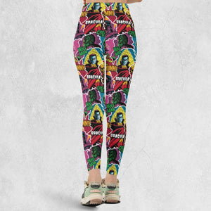 Monsters Pop Collage Universal Monsters Legging