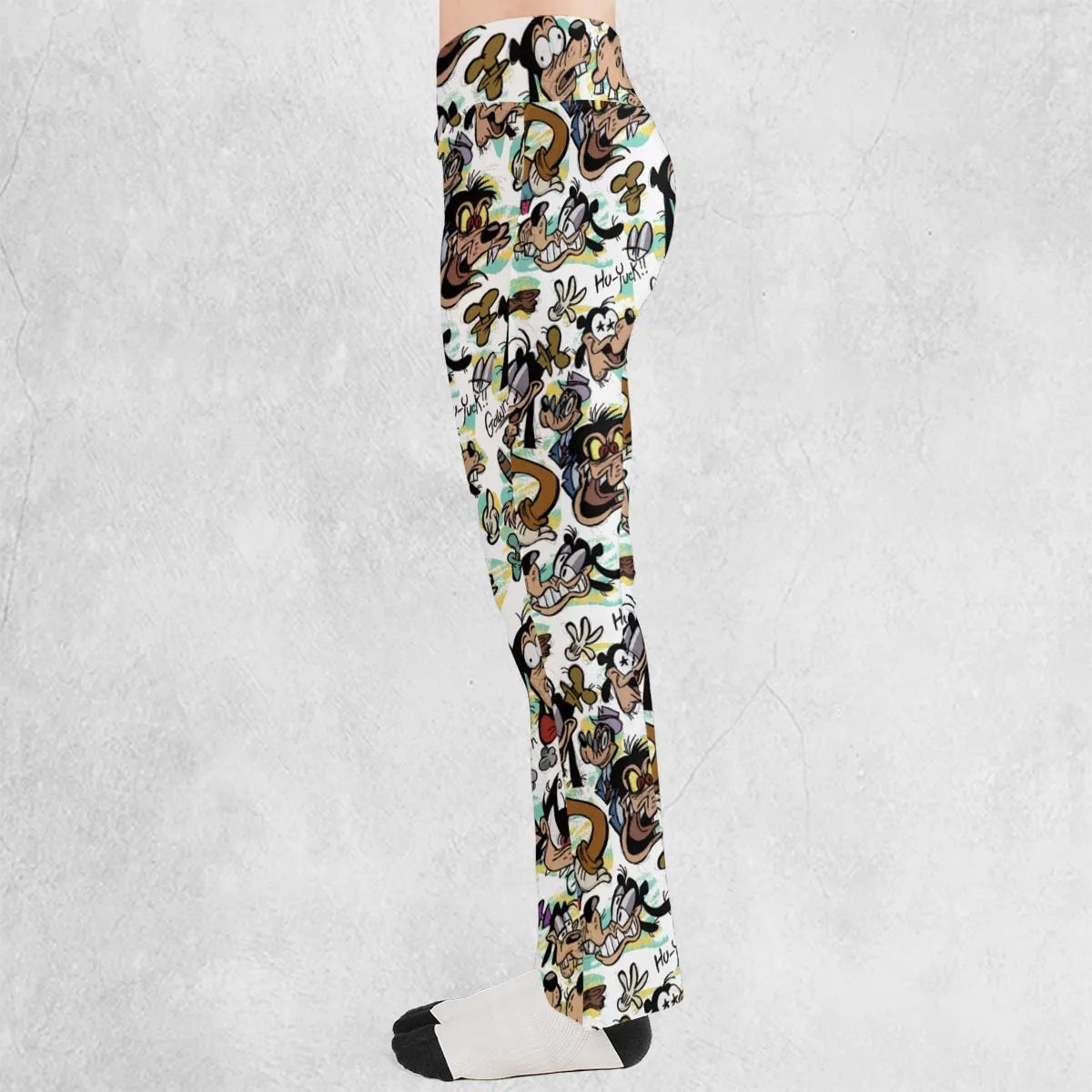 Many Faces Of Goofy Flare Leggings