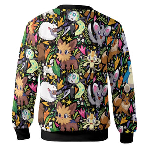 Exotic Tropical Pokemon Cardigan