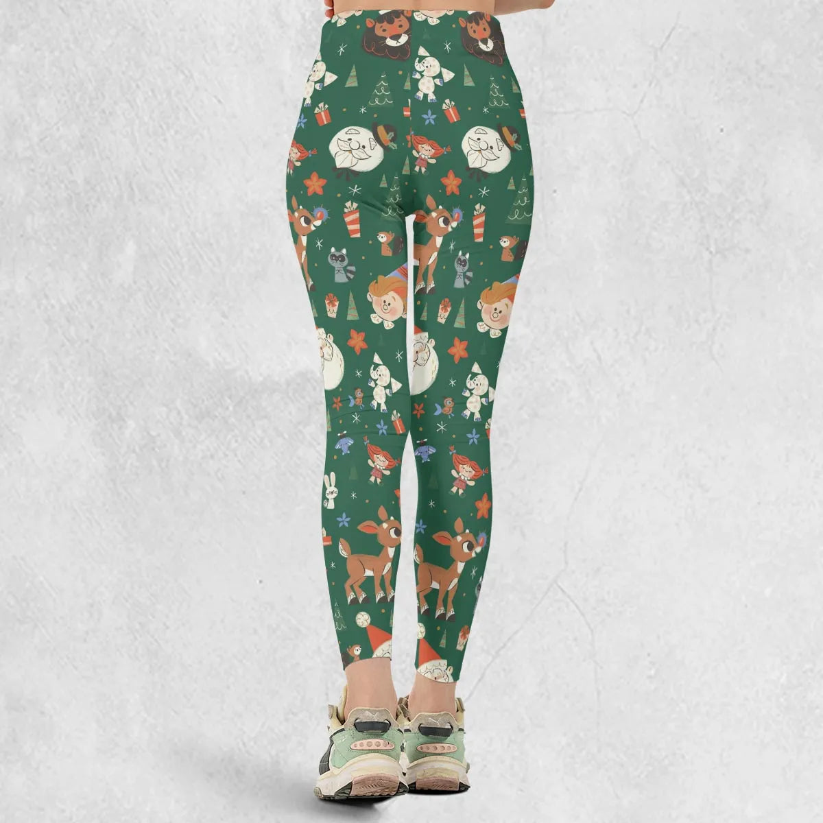 Rudolph The Red Nosed Reindeer Characters Legging