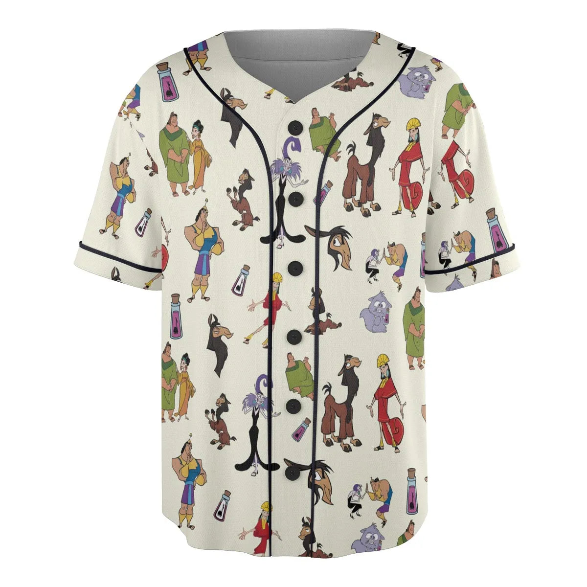 Kuzco and Friends The Emperor's New Groove Unisex Baseball Jersey