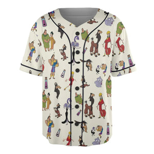 Kuzco and Friends The Emperor's New Groove Unisex Baseball Jersey
