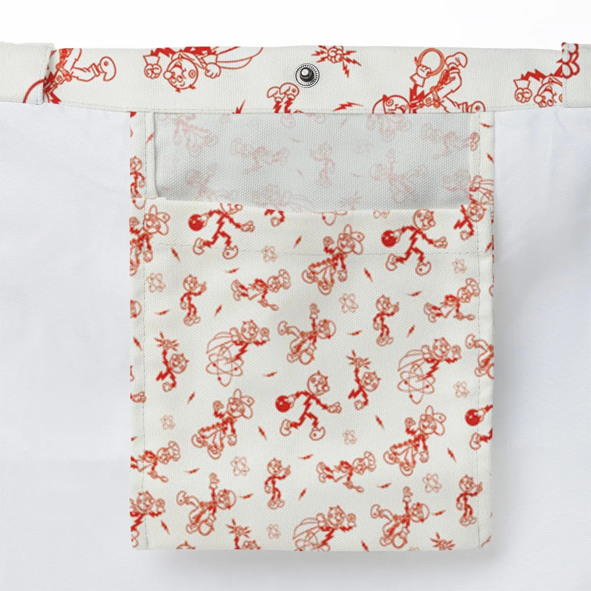 Vintage Style Nostalgic Reddy Kilowatt Large Tote Bag