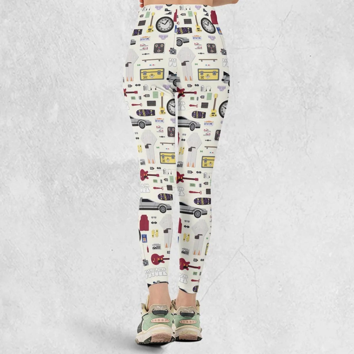 Back to the Future Pattern Legging