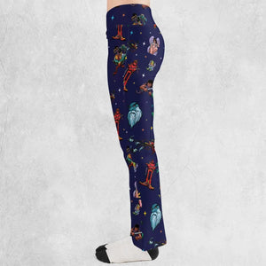 Wizard Characters Flare Leggings