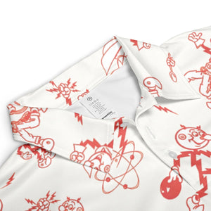 Vintage Style Nostalgic Reddy Kilowatt AOP Men/Women Polo Shirt