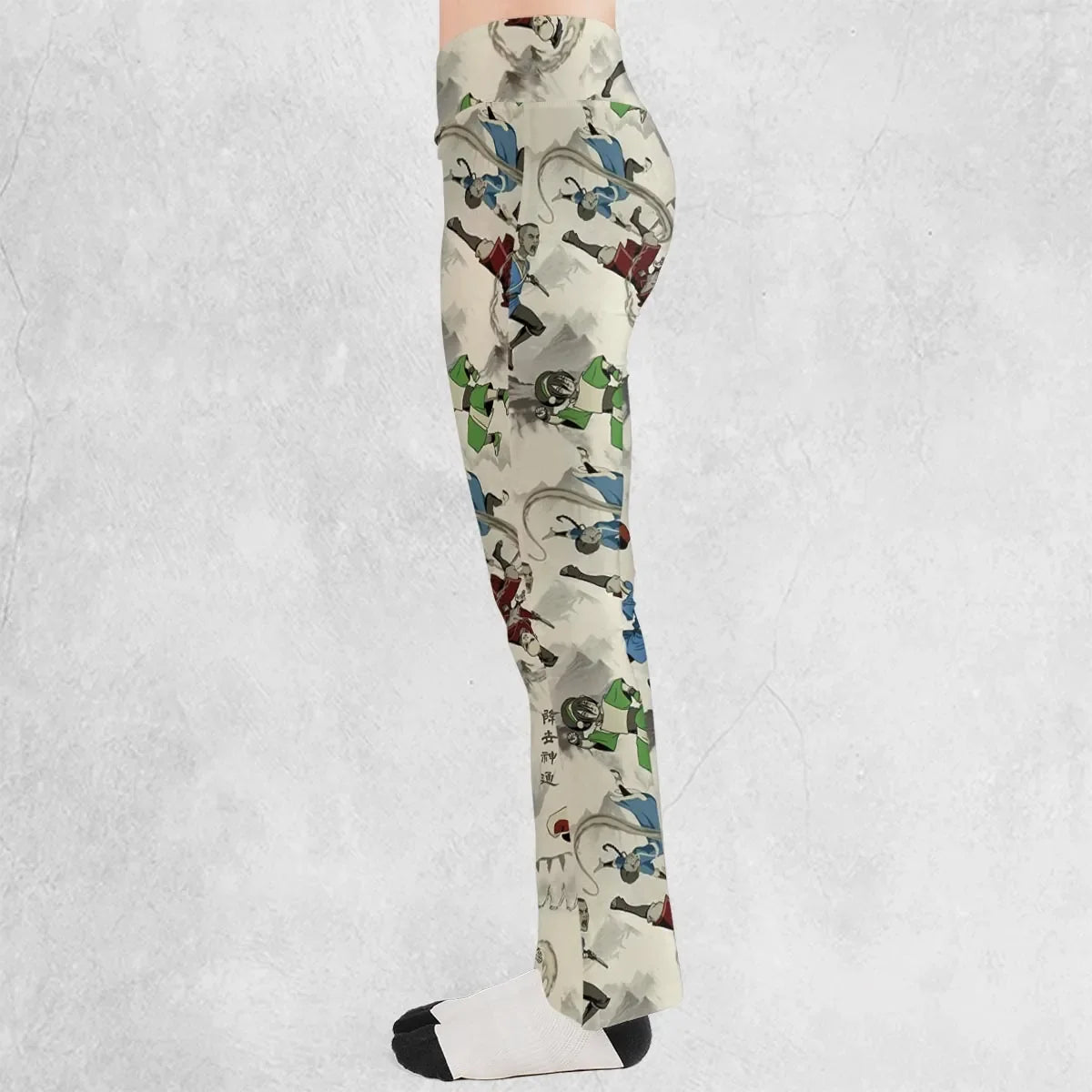 Aang Katara Toph Beifong Sokka Avatar The Last Airbender Flare Leggings