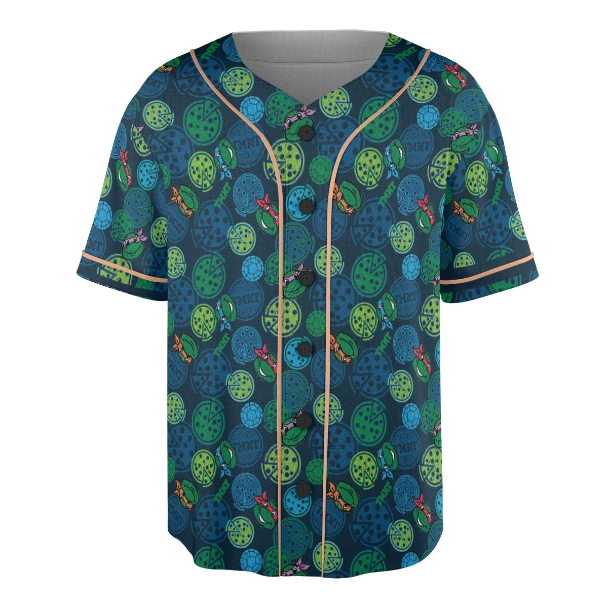 Teenage Mutant Ninja Turtles Pizza Unisex Baseball Jersey