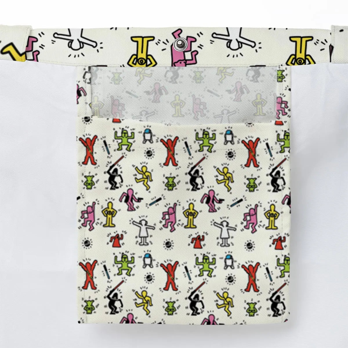 Pop Wars Star Wars Pop Art Pattern Large Tote Bag