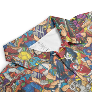 MOTU's Characters Figure Pattern He-man and The Masters of The Universe AOP Men/Women Polo Shirt