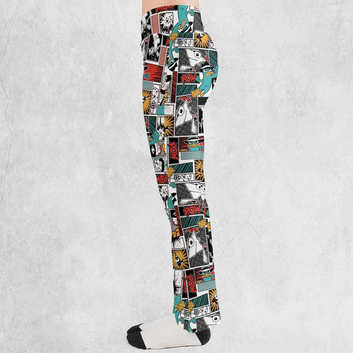 Zaaap! Phineas and Ferb Flare Leggings