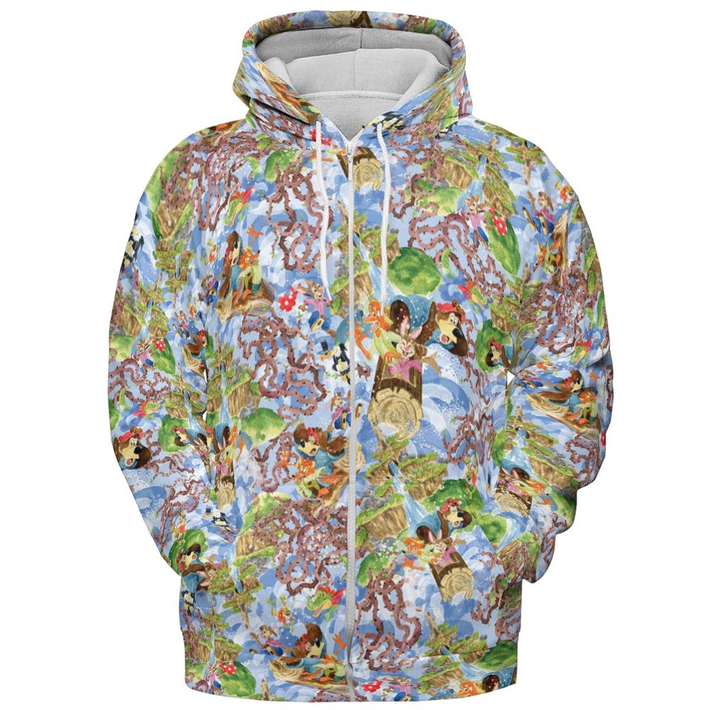 All-over Print Hoodie - Z23HB7YP -  - 3