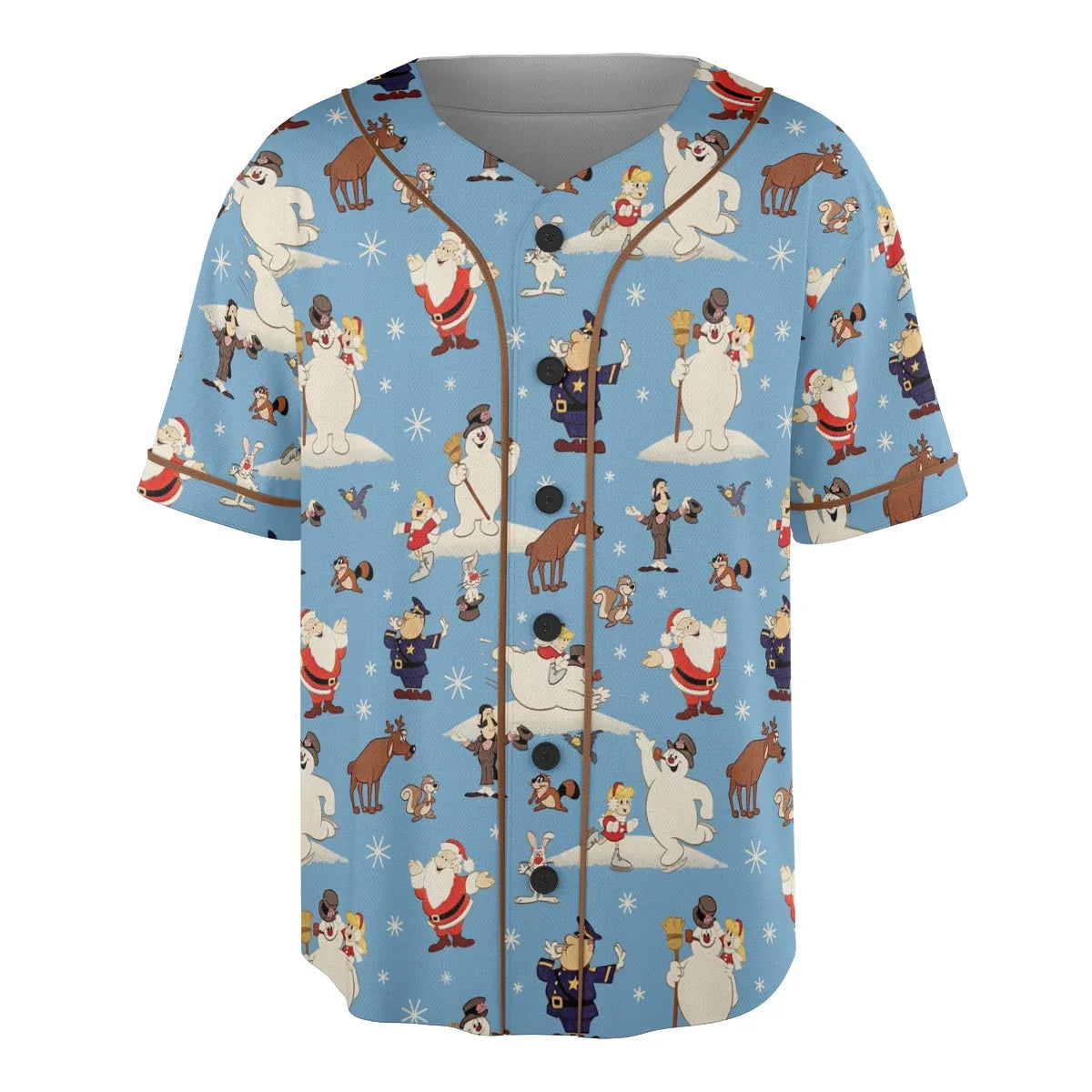 Frosty the Snowman Christmas Characters Unisex Baseball Jersey