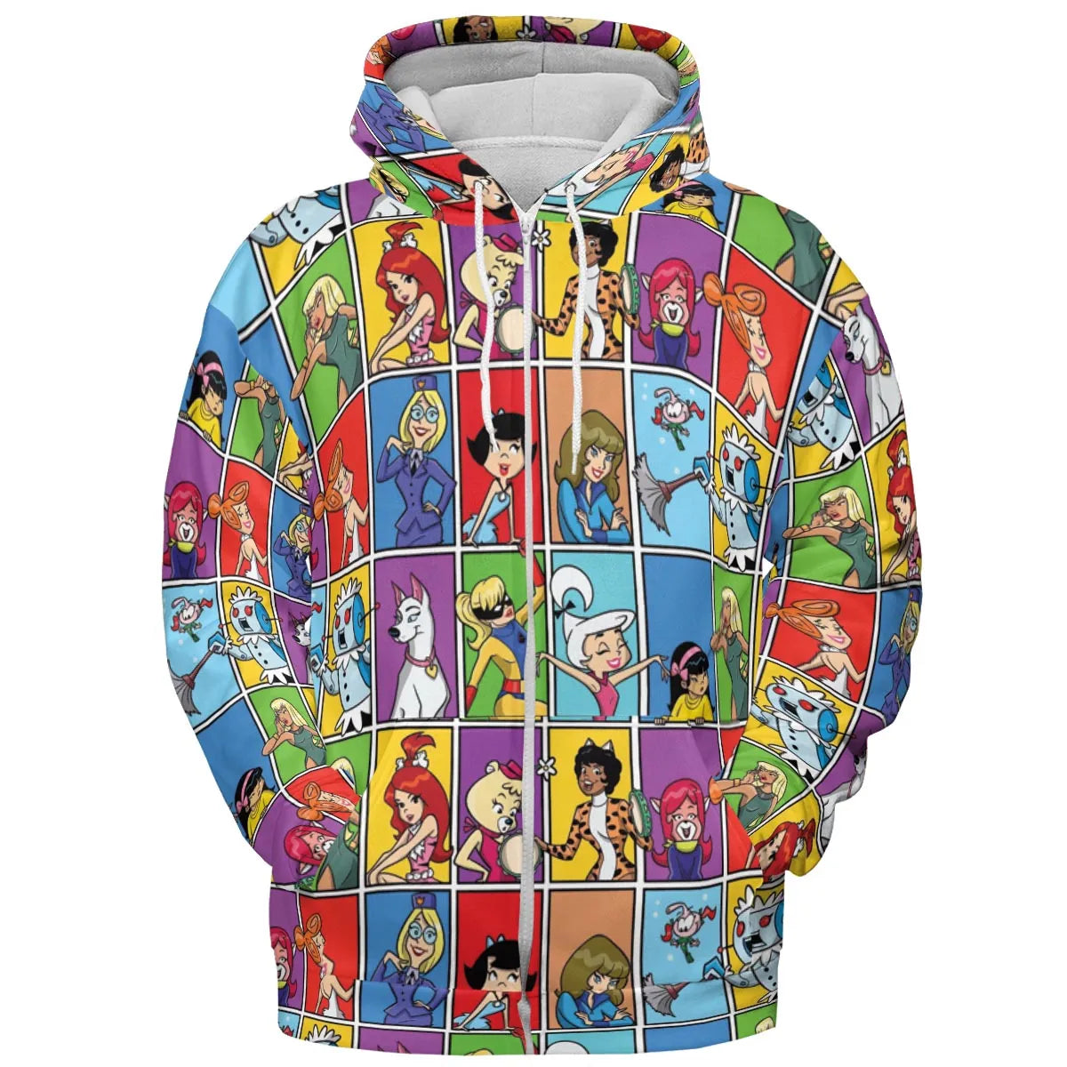 The women of Hanna Barbera All-over Print Hoodie