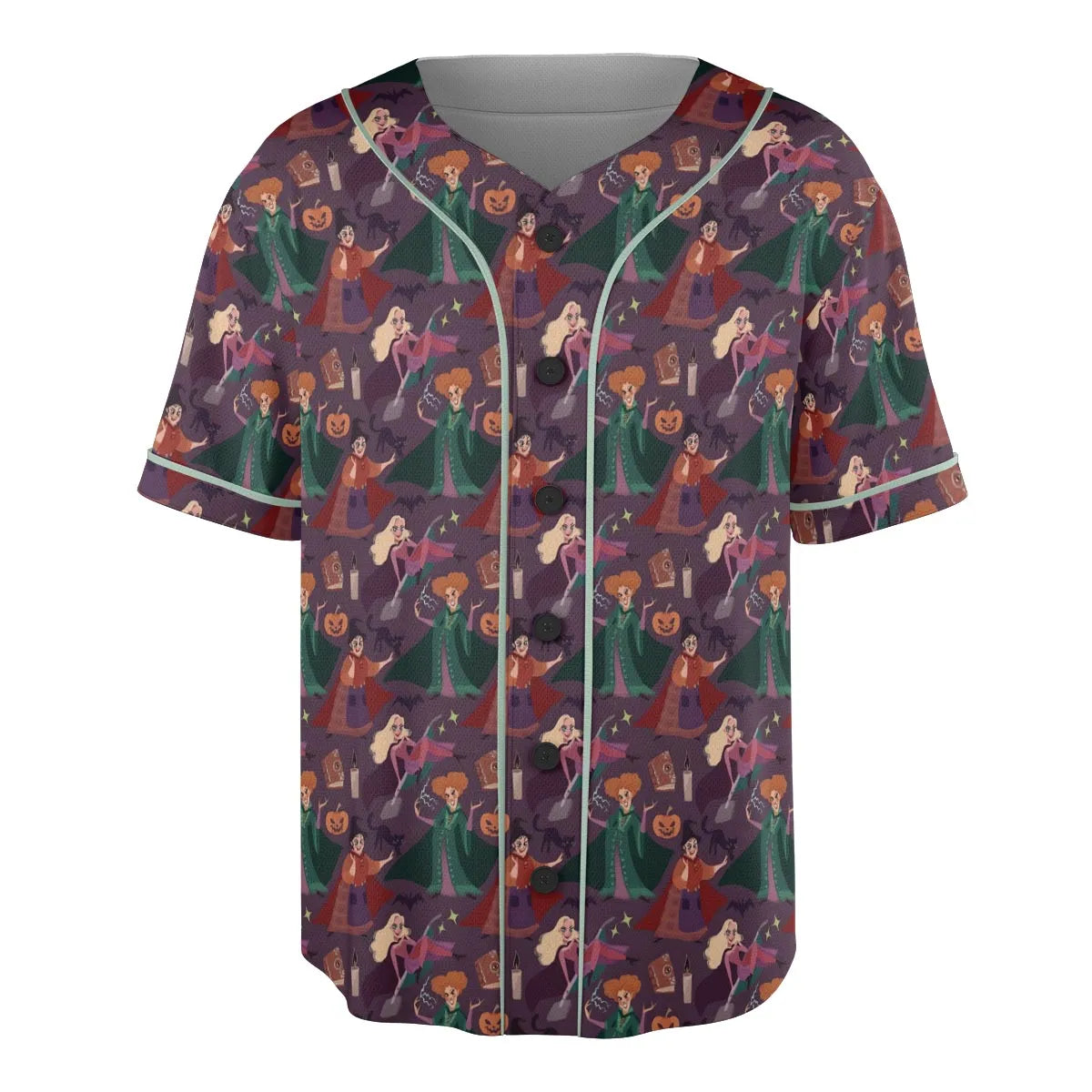 Sanderson Sisters Pattern Unisex Baseball Jersey