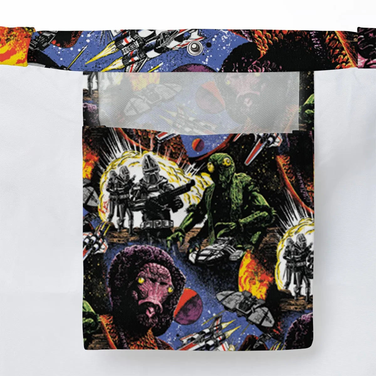 Galactic War Battlestar Galactica Large Tote Bag