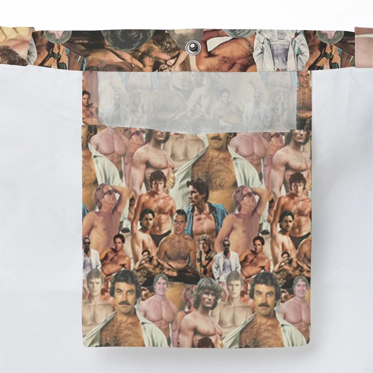 Vintage Hunks of The 80s Large Tote Bag