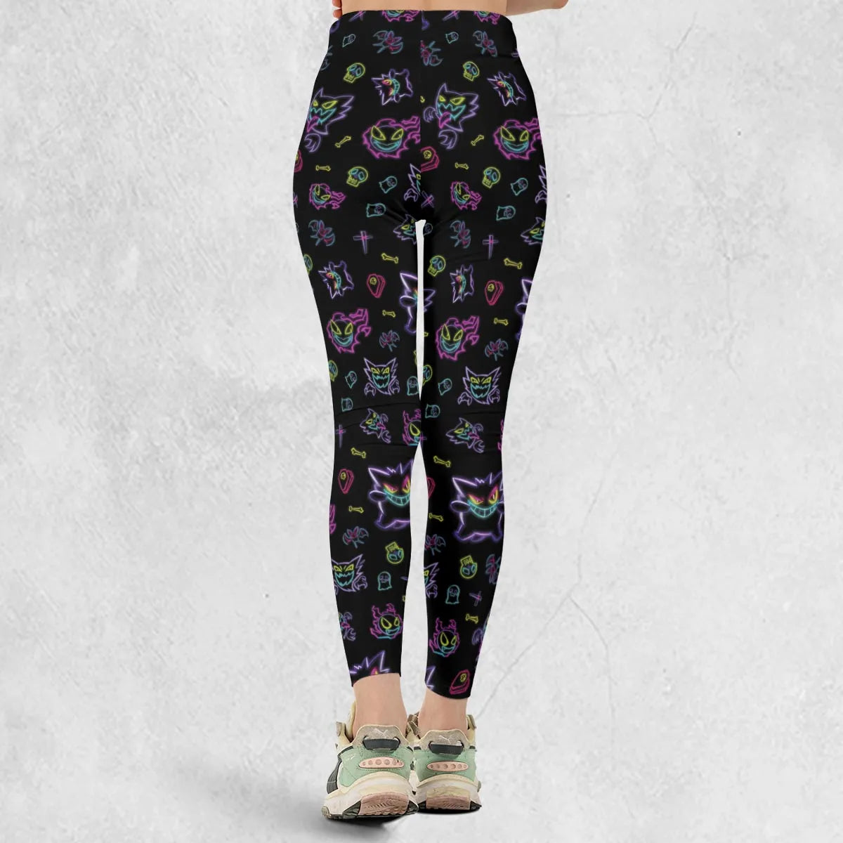 Neon Gastly Haunter Gengar Pokemon Legging