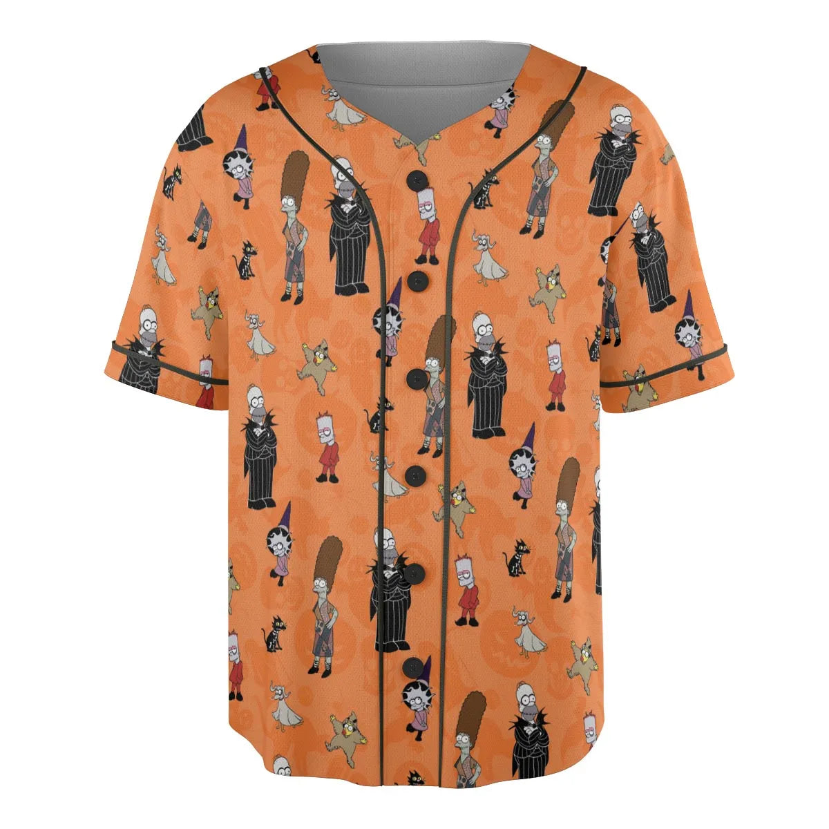 The Simpsons Halloween Unisex Baseball Jersey