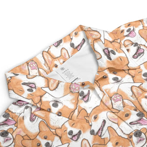 That's a lot of Corgi AOP Men/Women Polo Shirt