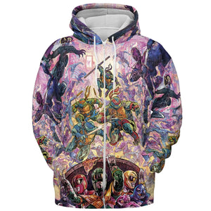 Shell Yeah Teenage Mutant Ninja Turtles All-over Print Hoodie