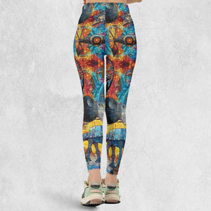 Spaceships Death Star Suncatcher Glass Legging