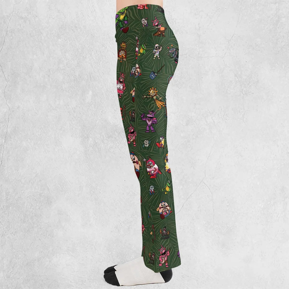 Five Nights at Freddy's Characters Flare Leggings