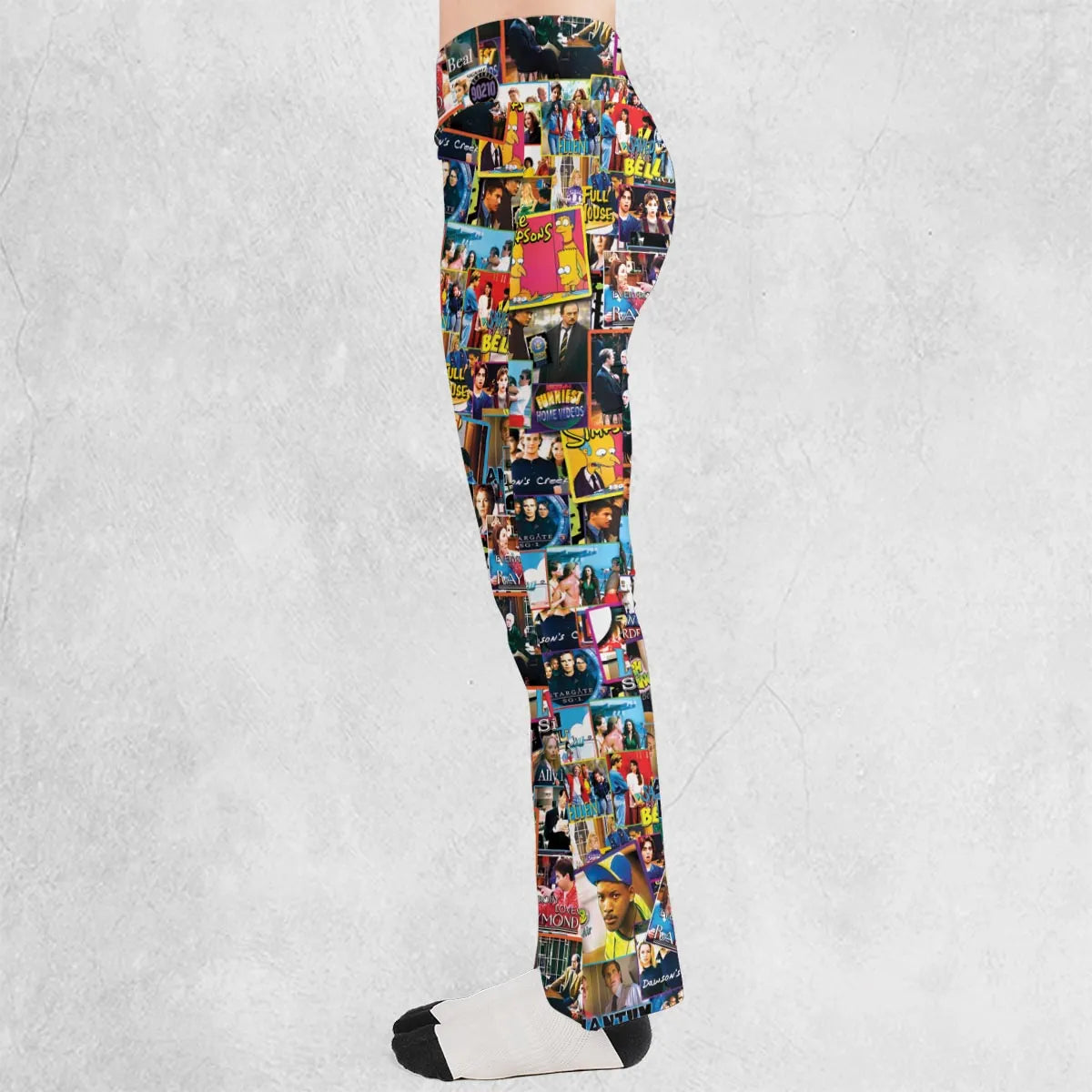 The 90s TV Shows Flare Leggings