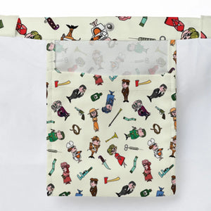 Clue Board Game Characters Large Tote Bag