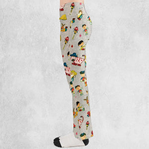 The Magic Roundabout Characters Flare Leggings