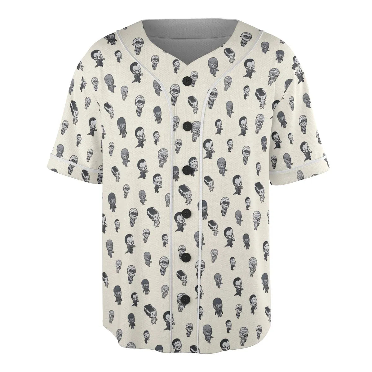 Baby Monsters Pattern Unisex Baseball Jersey