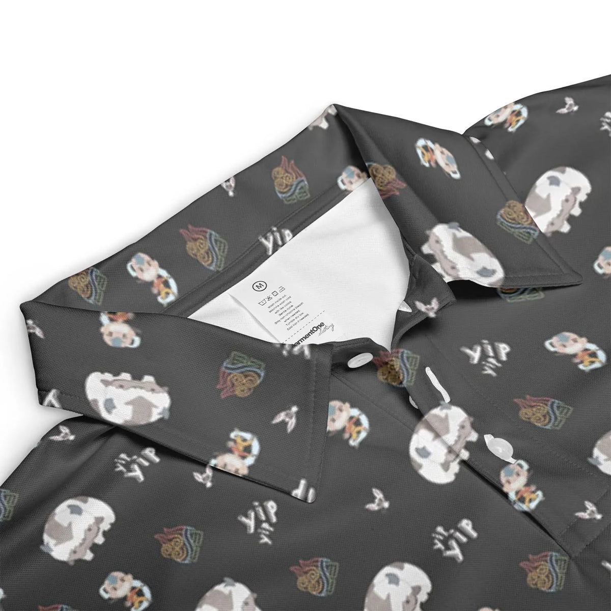Appa Yip Yip Avatar Pattern AOP Men/Women Polo Shirt