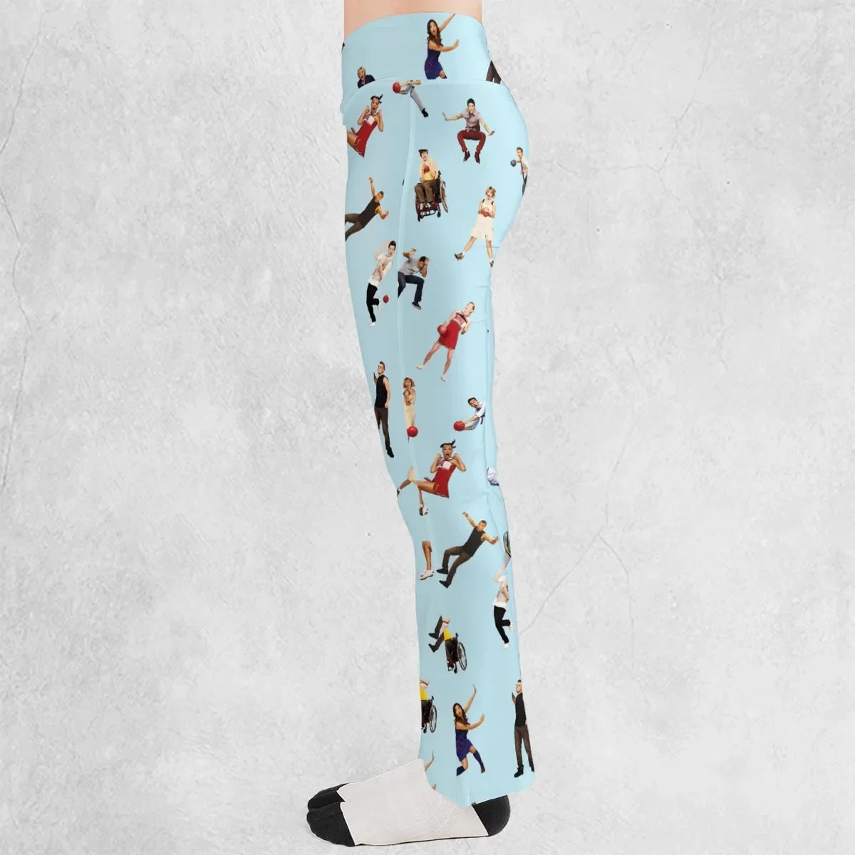 Team New Directions Glee Flare Leggings