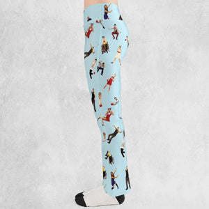 Team New Directions Glee Flare Leggings