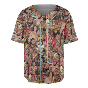 Pro Wrestlers Unisex Baseball Jersey